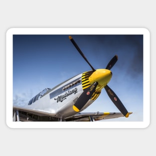 P-51 Mustang photo Sticker